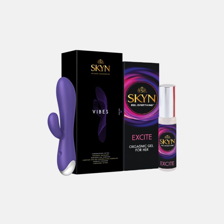 SKYN® Vibes + Excite Gel Orgasmic gel per lei